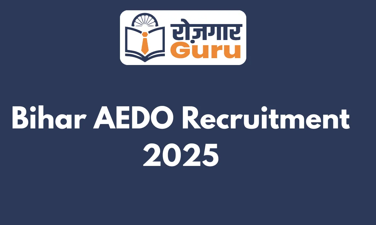 Bihar AEDO Recruitment 2025