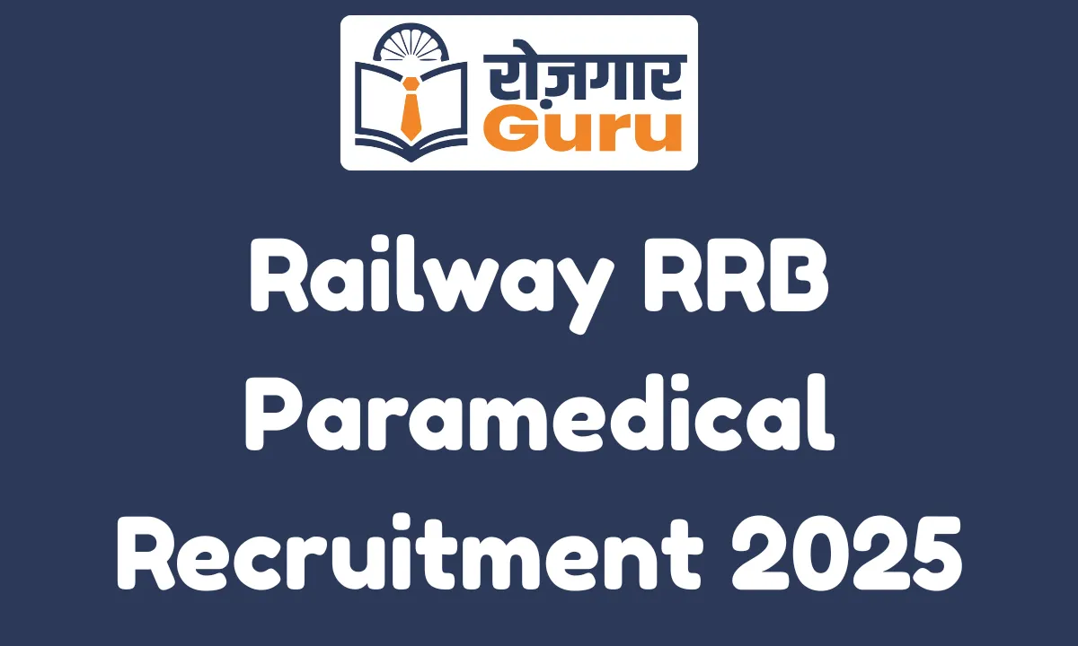 Railway RRB Paramedical Recruitment 2025
