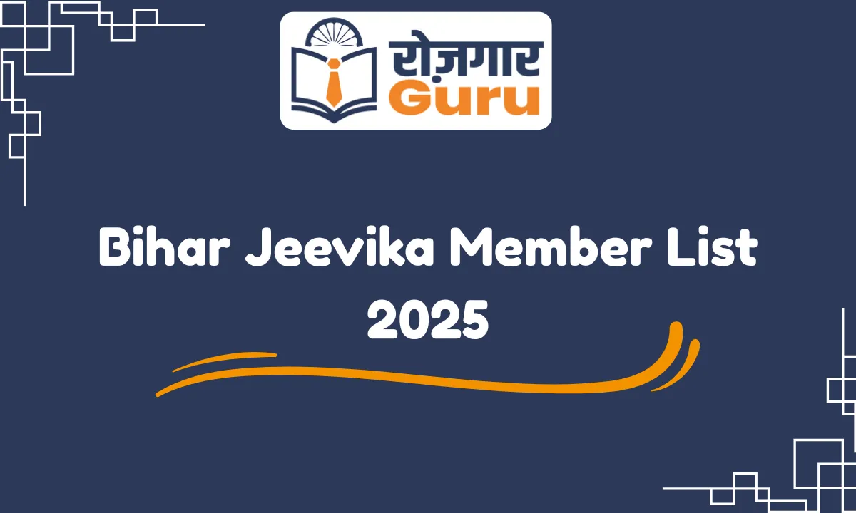 Bihar Jeevika Member List 2025