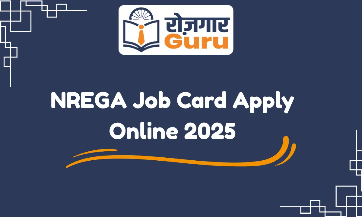 NREGA Job Card Apply Online 2025:
