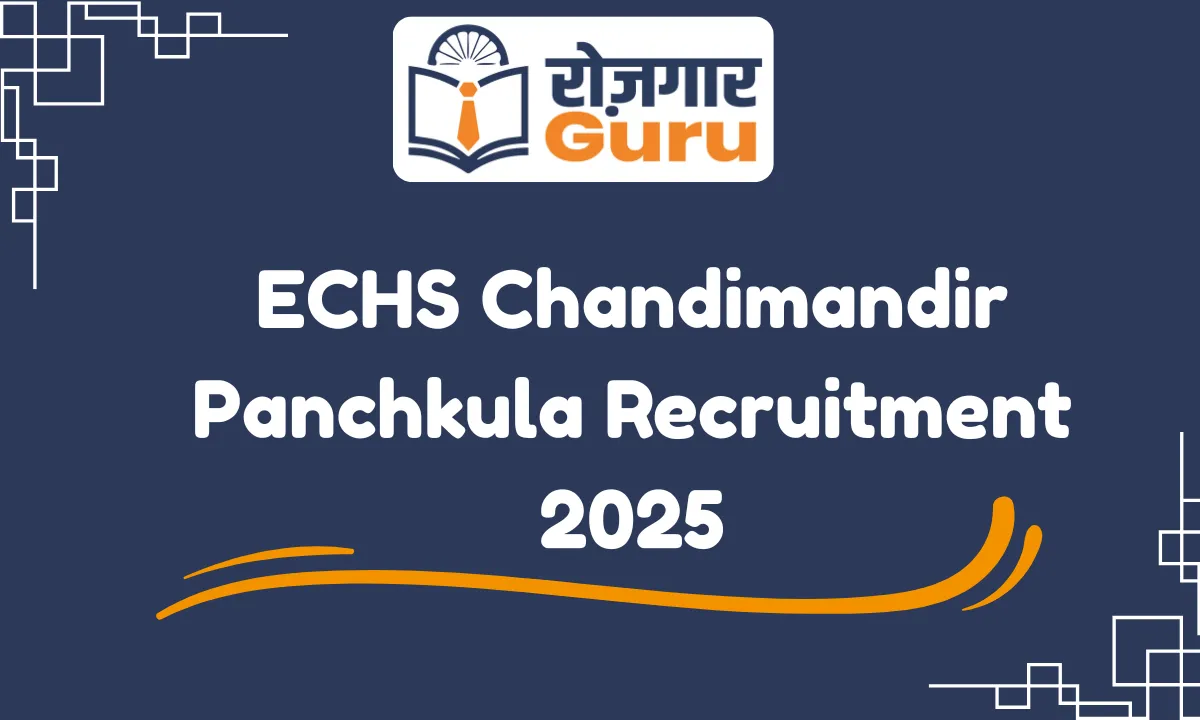 ECHS Chandimandir Panchkula Recruitment 2025
