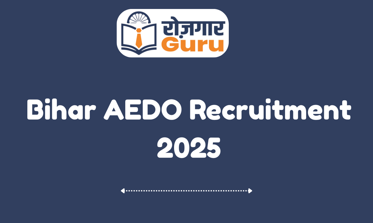 Bihar AEDO Recruitment 2025