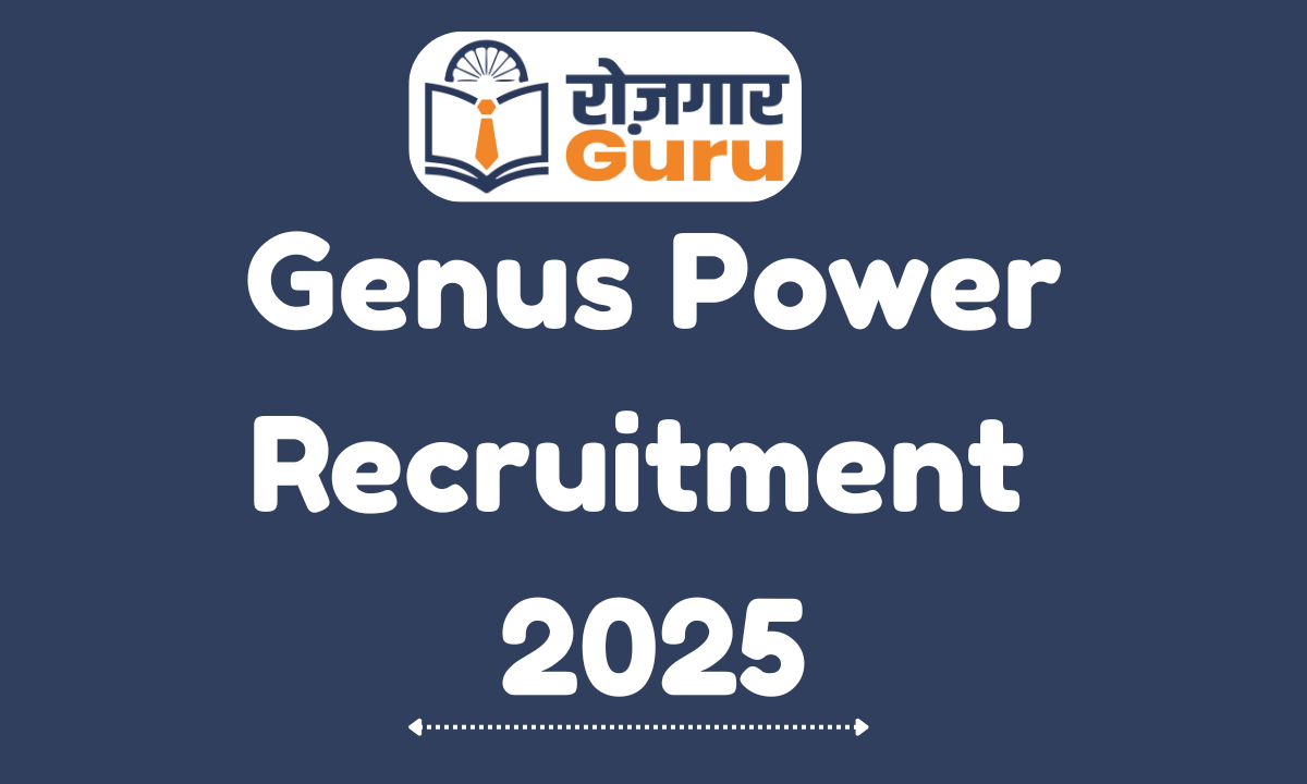 Genus Power Recruitment 2025