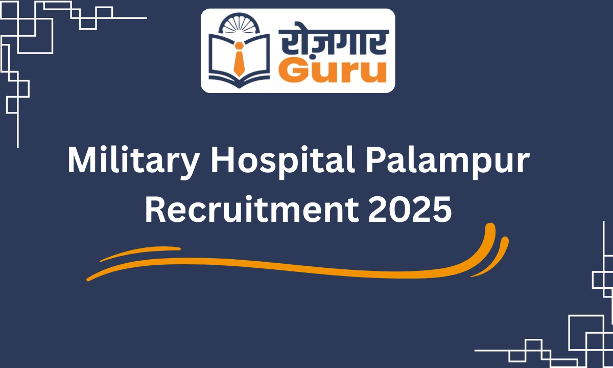 Military Hospital Palampur Recruitment 2025