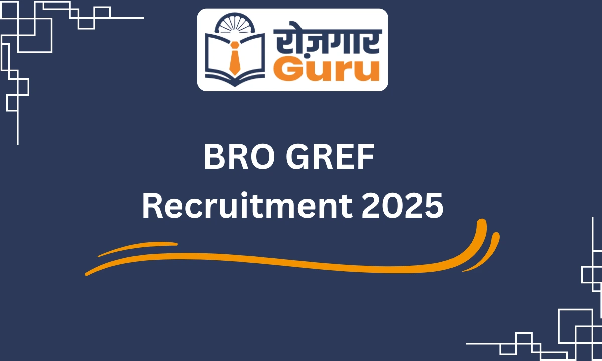 BRO GREF Recruitment 2025